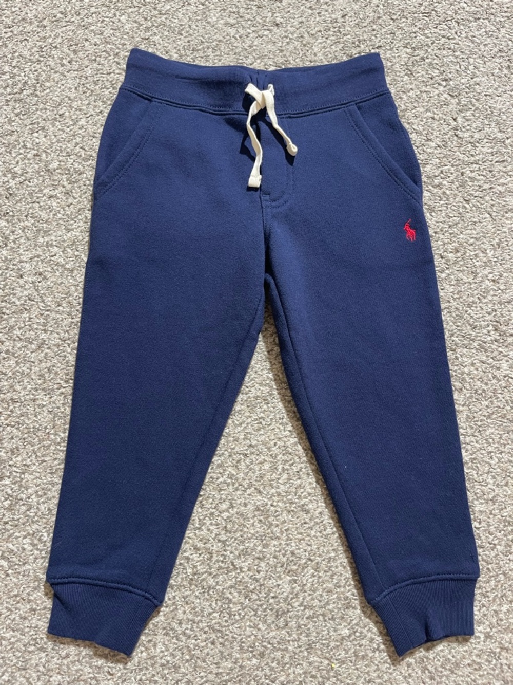 Polo by Ralph Lauren Navy Sweatpants with Red Pony
